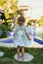 Short Vintage Dress for Girls - Zip-Up, Special Design - Accessories - 5