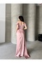 Off-Shoulder Draped Evening Dress - 5