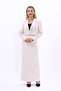 Men's Collared Single Button Short Jacket & Long Straight Slim Skirt - Beige - 1073553 - 5