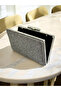 Platinum Color Two Tutorials Complete Stone Metal Handle Women's Evening Dress Bag Wedding Engagement Graduation - 4