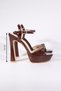 Papyon Series Diamond Stone Buckle Heeled Evening Dress Shoes - 4