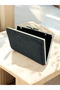 Stoned Strappy Black Color Complete in Two Styles 2026 Fashion Stoned Women's Evening Dress C Bag Wedding Engagement Graduation - 5