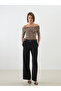 Trendlucky with a Difference Kayık Yaka Leopard Patterned Women's Bodysuit - 2