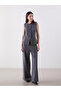 Nevavm Women's Knitwear Vest with Oval Collar - 4