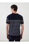 Zero Roba Collar Short Sleeve Striped Men's Knitwear Sweater from Uzg Store for Style Enthusiasts - 5
