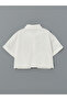 Nevavm Basic Short Sleeve Girls' Crop Shirt with a Difference - 2