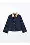 Nevavm Shirt Collar Women's Jean Jacket with Difference - 5