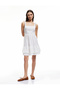 ecru Mini Dress
