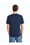 Crew Neck Short Sleeve Printed Combed Cotton Men's T-Shirt - 4