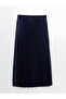 Nevavm Women's Pleated Satin Skirt with Elastic Waist - 6