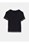 Crew Neck Girl's Crop T-Shirt - 2