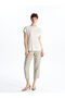 Gencc Quality Sequin Embroidered 100% Cotton Women's T-Shirt - 2