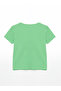 Trendlucky Oval Collar Plain Combed Cotton Girls' T-Shirt with a Difference - 2