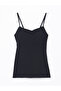 Vizyon New Season Women's Cup Athlete's Undershirt with Heart Collar and Rope Straps - 5