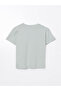 Lcw Vision Green Crew Neck Printed Women's T-Shirt - 6