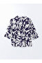 LCWAIKIKI Classic Wasted Collar Floral Women's Blouse - 6