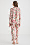 Floral Print Pajama Set - 5