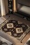 Nova Art Brown Beige Ethnic Patterned Woven Base Decorative Living Room Carpet 206 - 2