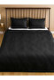 Nevavm Striped Patterned Cotton Satin Double Duvet Cover Set - 2