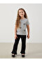 Nevavm Spanish Style Girls' Leggings with Elastic Waist and Contrast