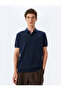 Short Sleeve Cotton Polo Neck Knitwear T-Shirt - 3