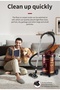 Canister Vacuum Cleaner 3600W 21L 3600W SK-13006 Red - 4