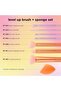 Level Up Brush And Sponge Kit, Makeup Brushes For Eyeshadow, Foundation, Blush, & Bronzer 8Pcs - 4