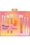 Level Up Brush And Sponge Kit, Makeup Brushes For Eyeshadow, Foundation, Blush, & Bronzer 8Pcs - 2