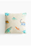 Cushion Cover with Print and Cotton Dinosaur Print 40X40 cm