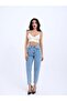 Fame Women's Denim Carrot Fit Pants - 2