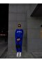 Mood The Label Sport Collection Tracksuit Set - Sax Blue Printed Oversize Crew Neck - 3