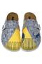 Women's Vegan Leather Multicolor Slippers - Florasancat Design - 2