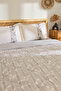 Reno 100% Cotton Double Duvet Cover Set Anthracite - 7