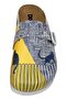 Women's Vegan Leather Multicolor Slippers - Florasancat Design - 5