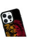 Galatasaray Yellow Red Piece Lion Licensed Phone Case Compatible with iPhone 15 - 2
