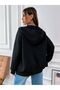 Malibu Cardigan - Black Printed Oversize Hooded - 6