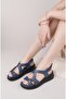 Genuine Leather Women's Daily Light Comfortable Sandals Dd2031 - 3