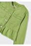 Crew Neck Girl's Denim Jacket - 4