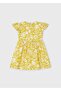Frilly Sleeve Printed Girl's Dress - 3