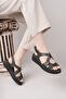Genuine Leather Women's Daily Light Comfortable Sandals Dd2031 - 3
