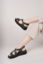 Genuine Leather Women's Daily Light Comfortable Sandals Dd2031 - 2
