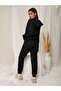 Basic Plain Tracksuit Set Sweatshirt Jogger - 2