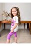 Love Printed Capri Leggings Girl's Set - 2