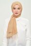 Viscose Thin Shawl Gold Viscose Wrinkle-Free Daily Shawl 75X180 cm - 3