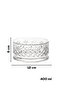 4-Piece Cut Crystal Ice Cream Bowl Glass Snack Bowl Snack Bowl Magnolia Salad Bowl 400 ml - 6