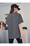 Airplane Logo T-Shirt - Smoke Printed Oversize Crew Neck Short Sleeve - 6
