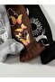 3-Piece Design Sweatpants Jogger - Gray Brown Black Rubber Leg High Waist - 4