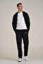 Men's Regular Fit Large Brrooklyn Printed Slim Sweatpants Spr25Ea02