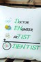 Doctor Engineer Artist: Dentist Printed Engineer Gift Fiber Satin Decorative Pillow - 2