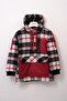 Boy's Lumberjack Kangaroo Coat